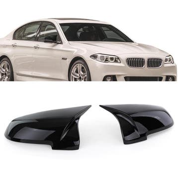 Spiegelkappen BMW 5 Serie F10 F11 F18 Facelift Zwart, Ophalen of Verzenden, Nieuw