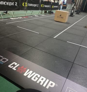 Rubber sportvloer FIT PRO 1000x1000x20 zwart hyrox crossfiT, Ophalen of Verzenden, Nieuw, Overige materialen, Benen