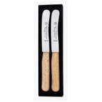 RÖR Solingen Ontbijtmes Buckels – Lemmet 11,5 cm – Beuk, Ophalen of Verzenden, Nieuw, Rvs of Chroom, Bestekset