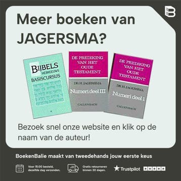 GENESIS 25:12 - 50:26 - JAGERSMA 9789026608773, Verzenden, Zo goed als nieuw, JAGERSMA