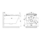 Geberit UP320 Toiletset Set59 Douche WC RapoWash met Sigma, Ophalen of Verzenden, Nieuw