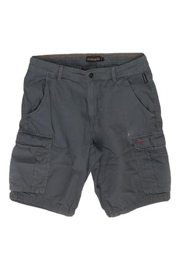 Napapijri Korte broek in maat 30 Grijs, Kleding | Heren, Verzenden, Zo goed als nieuw, Overige kleuren, Napapijri