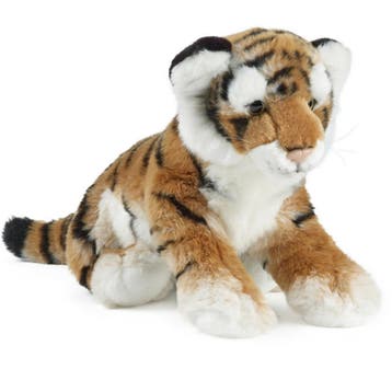 Tijger welp knuffel - pluche - 35 cm - safaridier, Verzenden, Nieuw