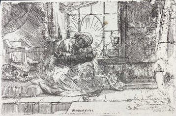 Rembrandt Harmensz van Rijn (1606-1669), after - La Vergine