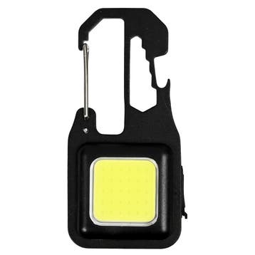 Hofftech Compacte sleutelhanger zaklamp - 380 lumen - opl..., Verzamelen, Sleutelhangers, Ophalen of Verzenden, Nieuw