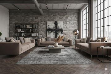 Moderne supervintage - Vloerkleed - 285 cm - 200 cm - met, Nieuw