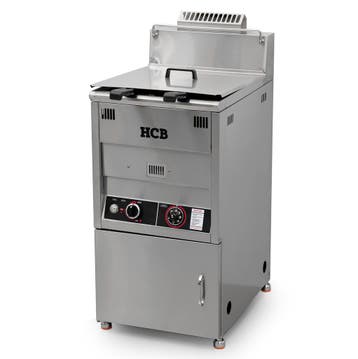 HCB Friteuse - 22 liter - propaan - RVS, Verzenden, Nieuw in verpakking
