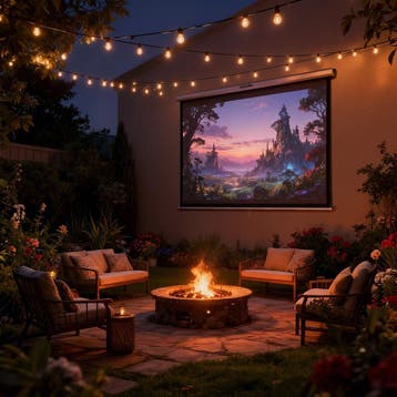 HDTV Beamer scherm - 152 x 152 cm, Verzenden, Nieuw