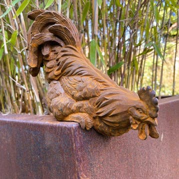 sculptuur, Cast iron Rooster - 19 cm - Gietijzer, Antiek en Kunst