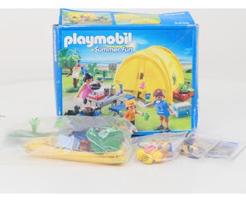 Playmobil 5435 Kampeervakantie met tent + 4523 + 7006 OVP..., Ophalen of Verzenden, Gebruikt, Overige typen