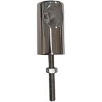 Railinghouder Eindstuk 25mm 90 graden met Schroefdraad Rvs, Watersport en Boten, Ophalen of Verzenden, Nieuw