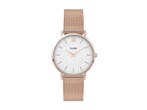 Cluse Minuit - Polshorloge - 33 mm - Roségoudkleurig/Wit, Kleding | Dames, Verzenden, Zo goed als nieuw