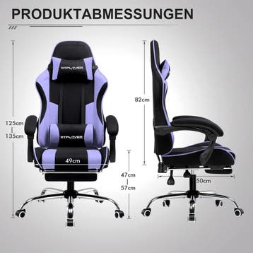 Ergonomische Bureaustoel -  Office Chair - Gamestoel - Volwa, Verzenden, Zo goed als nieuw