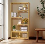 Nieuwe Bamboe Stellingkast - Opbergkast van Bamboehout, Verzenden, Nieuw