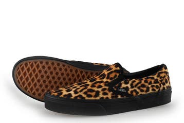 Vans Instappers in maat 37 Panter, Overige kleuren, Verzenden, Instappers, Zo goed als nieuw
