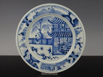 Bord - Porselein - Kangxi 1662-1722
