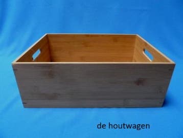 Houten Krat - Opbergkratten Diverse Modellen Op Voorraad, Ophalen of Verzenden, Nieuw, Overige typen