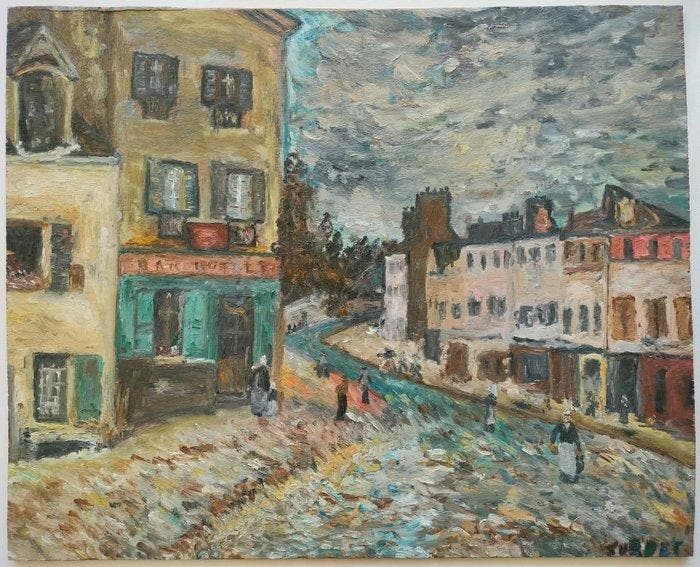 Franse school (XX) - Sem título, Antiek en Kunst, Kunst | Schilderijen | Klassiek