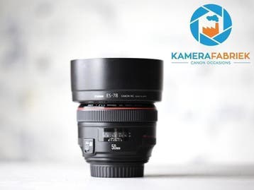 Canon EF 50mm f/1.2L USM - Als nieuw! - 1 jaar garantie!, Canon, Nieuw, Ophalen of Verzenden, Standaardlens