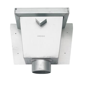 RHEINZINK Vergaarbak vierkant walsblank 80mm, Ophalen of Verzenden, Nieuw