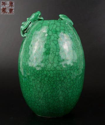 Vaas - Porselein - China - Qing Dynastie (1644-1911), Antiek en Kunst