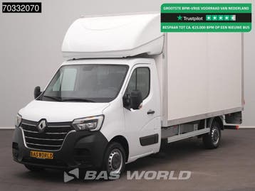 Renault Master 145PK DHollandia Laadklep Bakwagen Airco Cru, Stof, Gebruikt, Euro 6, Renault