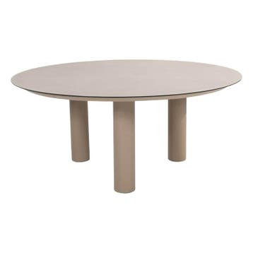 Taste 4SO Donato low dining eettafel 160 cm. Ø latte, met, Tuin en Terras, Tuintafels, Nieuw