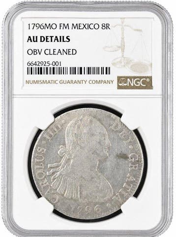 Spanje. Carlos IV. 8 Reales 1796 - México FM (NGC)