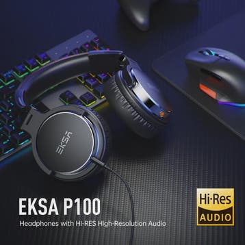 EKSA P100 Professionele Studio Koptelefoon - Hi-Res DJ Monit, Verzenden, Nieuw