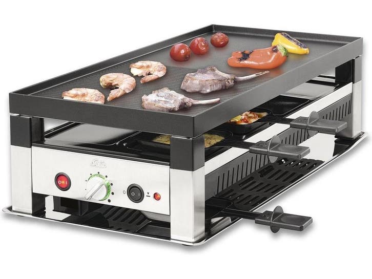 Solis 5 in 1 Tafelgrill 791 - Gourmetstel 8 Personen - Grill, Witgoed en Apparatuur, Gourmetstellen, Nieuw, Verzenden