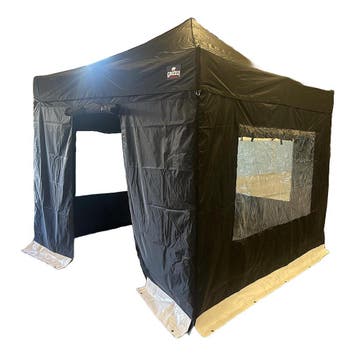 Tent te huur 3x3 partytent huren +/- 15 personen(rokerstent), Zo goed als nieuw, Overige