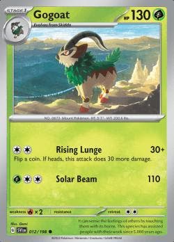Gogoat 012/198 reverse holo Scarlet en Violet, Ophalen of Verzenden, Nieuw, Losse kaart, Foil