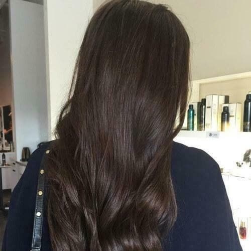 Donker bruine Clip in hairextensions - 100% remy human hair, Sieraden, Tassen en Uiterlijk, Uiterlijk | Haarverzorging, Pruik of Haarverlenging