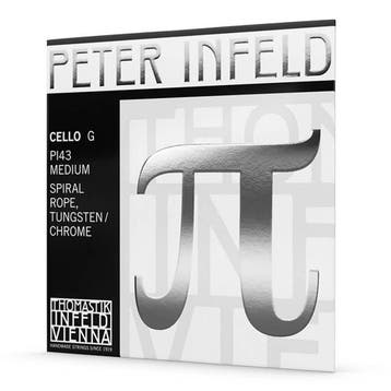 Thomastik Infeld THPI-43 cello string G-3 4/4 medium, spiral, Muziek en Instrumenten, Strijkinstrumenten | Cello's, Ophalen of Verzenden