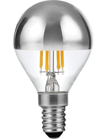 SPL LED Kopspiegellamp E14 G45 4W 260lm 2500K Zilver Dimbaar, Ophalen of Verzenden, Nieuw