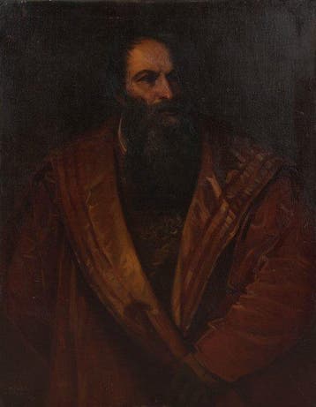 Italiaanse school (XX) - Portret van man met baard