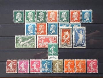 Frankrijk 1923/1926 - Volledige Pasteur-serie, Olympische, Gestempeld