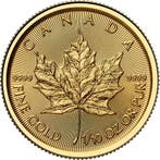 Gouden Maple Leaf 1/10 oz 2026, Verzenden, Noord-Amerika, Losse munt, Goud