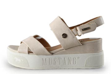 Mustang Sleehakken in maat 37 Wit, Verzenden, Wit, Gedragen, Schoenen met hoge hakken