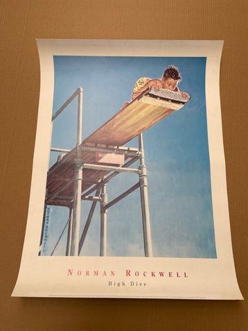 Norman Rockwell - Curtis Publishing Co. - High Dive - Jaren