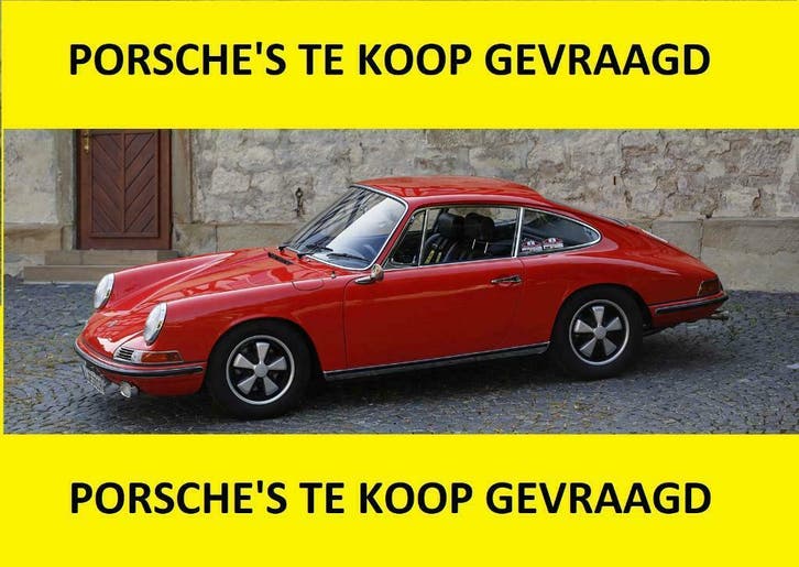 * Porsche te koop Gevraagd van project tot perfekt Gezocht *, Auto's, Porsche, Handgeschakeld, Coupé, Benzine, Nieuw