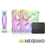 NZXT F120 RGB DUO - 120mm RGB Fan - Triple - White, Verzenden, Nieuw