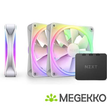 NZXT F120 RGB DUO - 120mm RGB Fan - Triple - White, Computers en Software, Computerkoelers, Verzenden, Nieuw