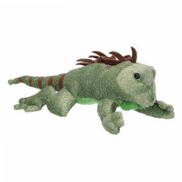 Pluche leguaan - knuffel - groen - 30 cm, Verzenden, Nieuw