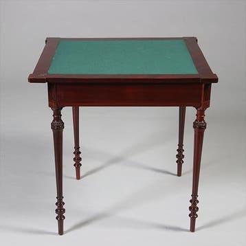 Driehoekige speeltafel voor in een hoek of langs een wand ca, Ophalen of Verzenden