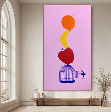 Christopher Shaw - The Apple And The Blue Bird - XXL, Antiek en Kunst