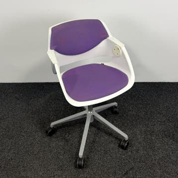 Sitag G02 Swivel Stoel | Wit / Paars, Huis en Inrichting, Stoelen, Ophalen of Verzenden, Nieuw