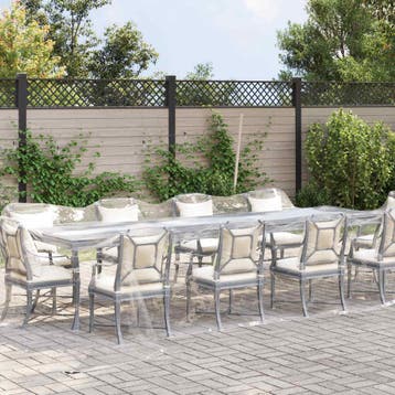 vidaXL Zeildoek 350 gsm Transparant 7 x 5 m PVC, Verzenden, Nieuw