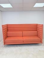 Vitra Alcove Plus akoestische sofa 3-zits nude/cream kleur, Vergader- of Presentatieruimte, Ophalen of Verzenden, Gebruikt, Stoel