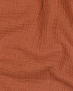 Double Gauze Katoen Cognac, Nieuw, Bruin